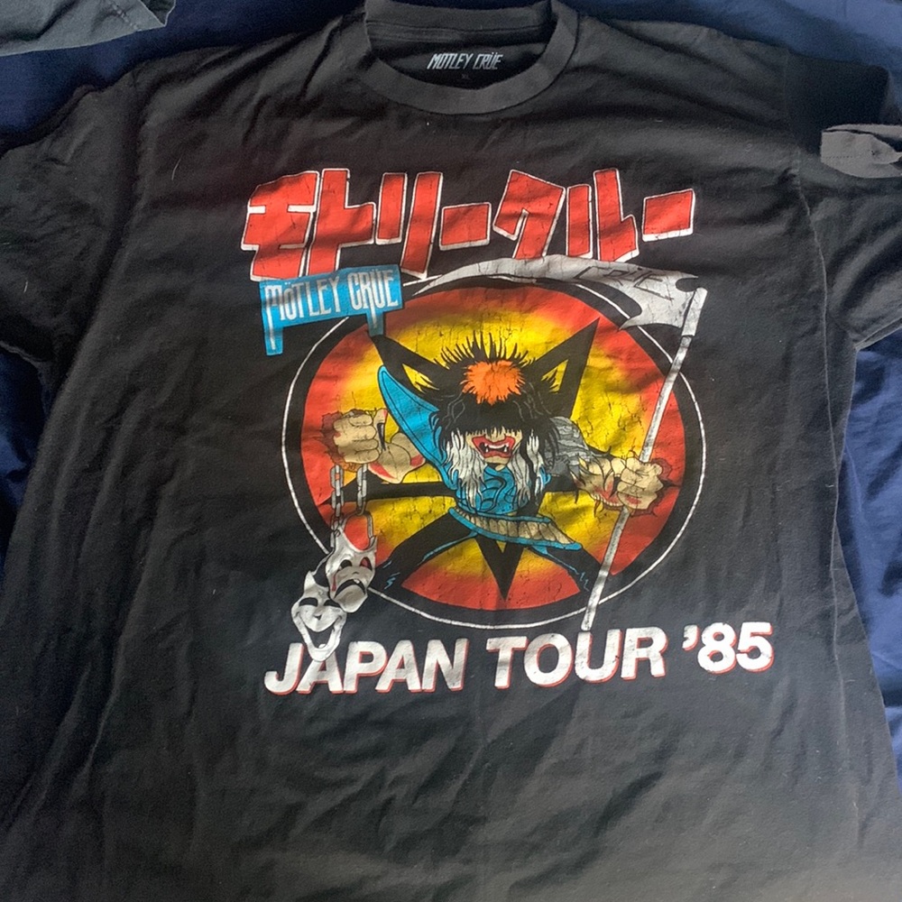 Motley crüe Japan tour T-shirt ‘85 size XL.